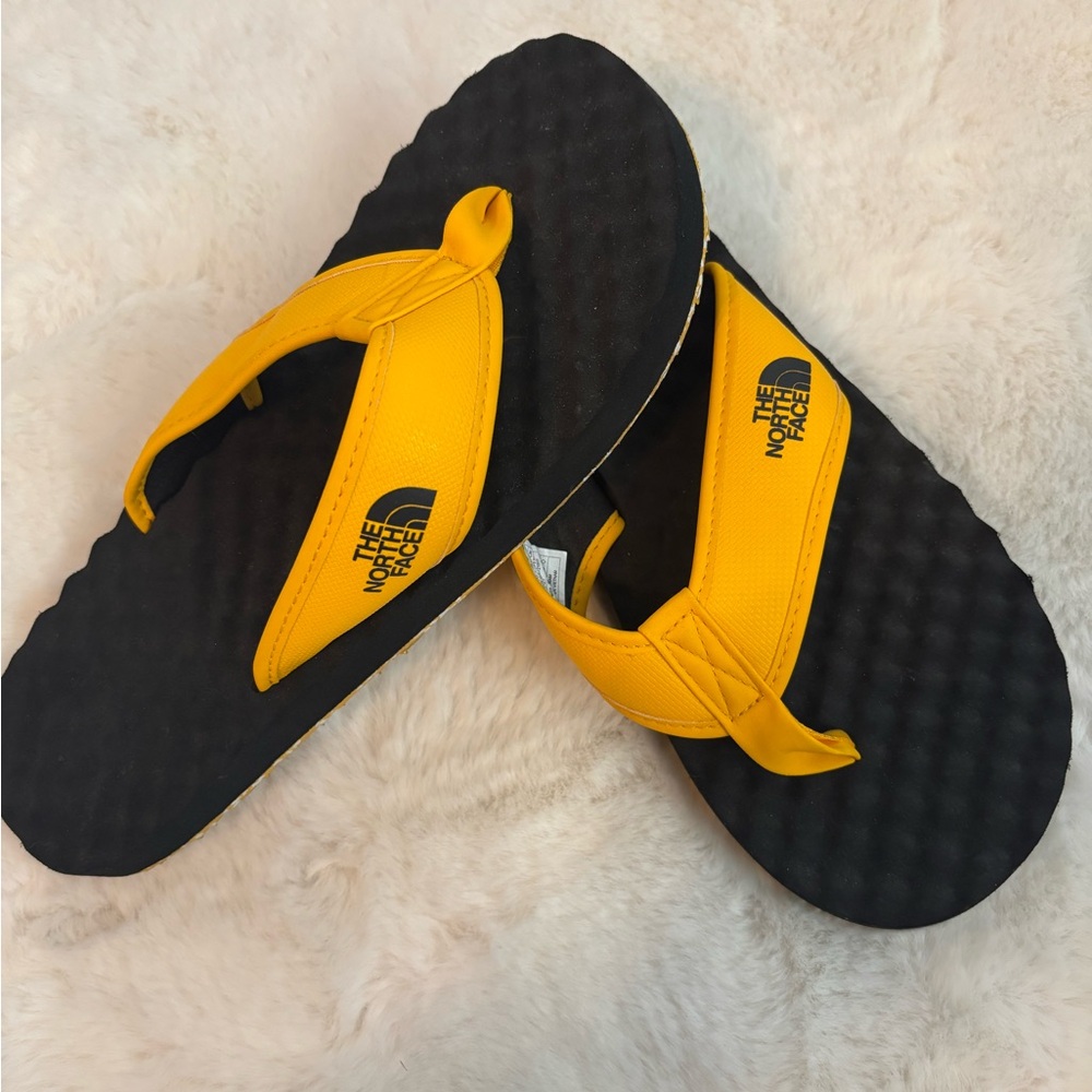 The North Face Black and Yellow Sandals